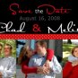 Save the Date Card Photo Engagement Wedding Invitation Party