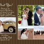 Wedding Save the Date Thank You Card Invitation Engagement Party
