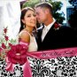 Damask Wedding Save the Date Thank You Card Invitation Engagement Party