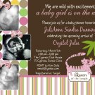 Queen of the Jungle Baby Shower Invitation Ultrasound Party Goods Supplies