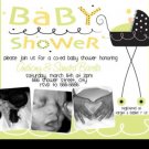 Stroller Fun Ultrasound Baby Shower Invitations Unisex