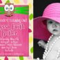 Look Whoo's Turning One OWL 1st Birthday Invitations