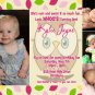 OWL 1st, 2nd, 3rd Photo Birthday Invitation Thank You Card
