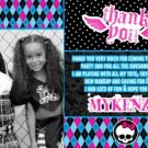 Monster High Thank You Cards or Birthday Invitations