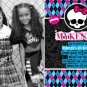 Monster High Thank You Cards or Birthday Invitations