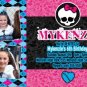 Monster High Thank You Cards or Birthday Invitations
