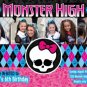Monster High Thank You Cards or Birthday Invitations