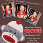 Sock Monkey Birthday Invitations or Thank You Cards