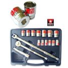 17 Pcs 1/2" Dr. Hi-Viz Socket Set SAE - Nk # 02490A