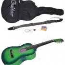 38" Green Acoustic Guitar With Accessories - GA3810R-GR