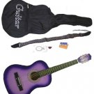 38" Purple Acoustic Guitar With Accessories - GA3810R-PL