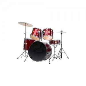5 Pcs Red Drum Kit - DRM522-RD