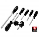 8 Pcs Black Handle Screwdriver Set - Nk # 01327A