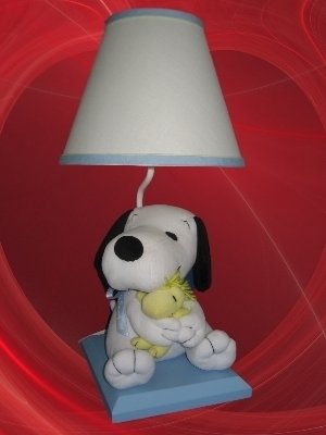 LAMBS IVY PEANUTS MY LITTLE SNOOPY BABY NURSERY LAMP