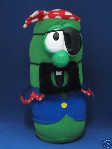 veggie tales larry the cucumber plush toy