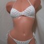 Lacey White Crochet Bikini (Small/Medium)