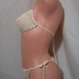 O-Ring Keyhole Bandeau Bikini with Decorative Bottoms (Small/Medium)