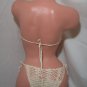 O-Ring Keyhole Bandeau Bikini with Decorative Bottoms (Small/Medium)