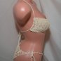 O-Ring Keyhole Bandeau Bikini with Decorative Bottoms (Small/Medium)
