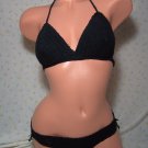 Basic Black Hipster Bikini (Small/Medium)
