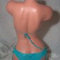 Turquoise Blue Bandeau Bikini with Hipster Bottoms (Small/Medium)