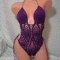 Purple Plum Pineapple Delight One Piece Swimsuit (Small/Medium)