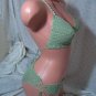 Mint Green Short Shorts Bikini (Medium/Large)