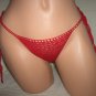 Crimson Siren Triangle Top Bikini (Small/Medium)