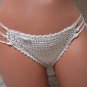 White Pineapple Tankini Bikini (Small/Medium)