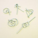 Set 0f 5 metal Brain Teasers - Mind Benders
