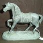 Circus Horse - Metal with Molded Blanket and Base.