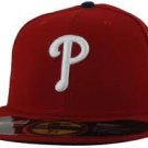 Philadelphia Phillies NEW ERA 59Fifty Flat Bill Hat Size 7