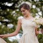 SALE ONLY TODAY- Elegant 9" birdcage veil french netting blusher (ivory or white)