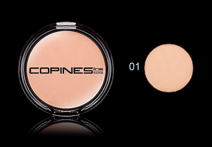 Copines Line Paris COMPACT POWDER VELVET - colour 01 - translucent