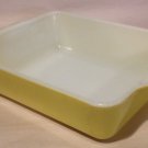 Vintage Yellow Pyrex Ovenware Glass 1-1/2 Quart Casserole USA Baking Dish # 0503