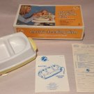 1977 Vintage Sanitoy Nursery Needs Electric Baby Feeding Dish 1700 3 Section UL