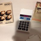 NS Electronics Pocket Calculator Model 600 w/ Box & Instr National Semiconductor