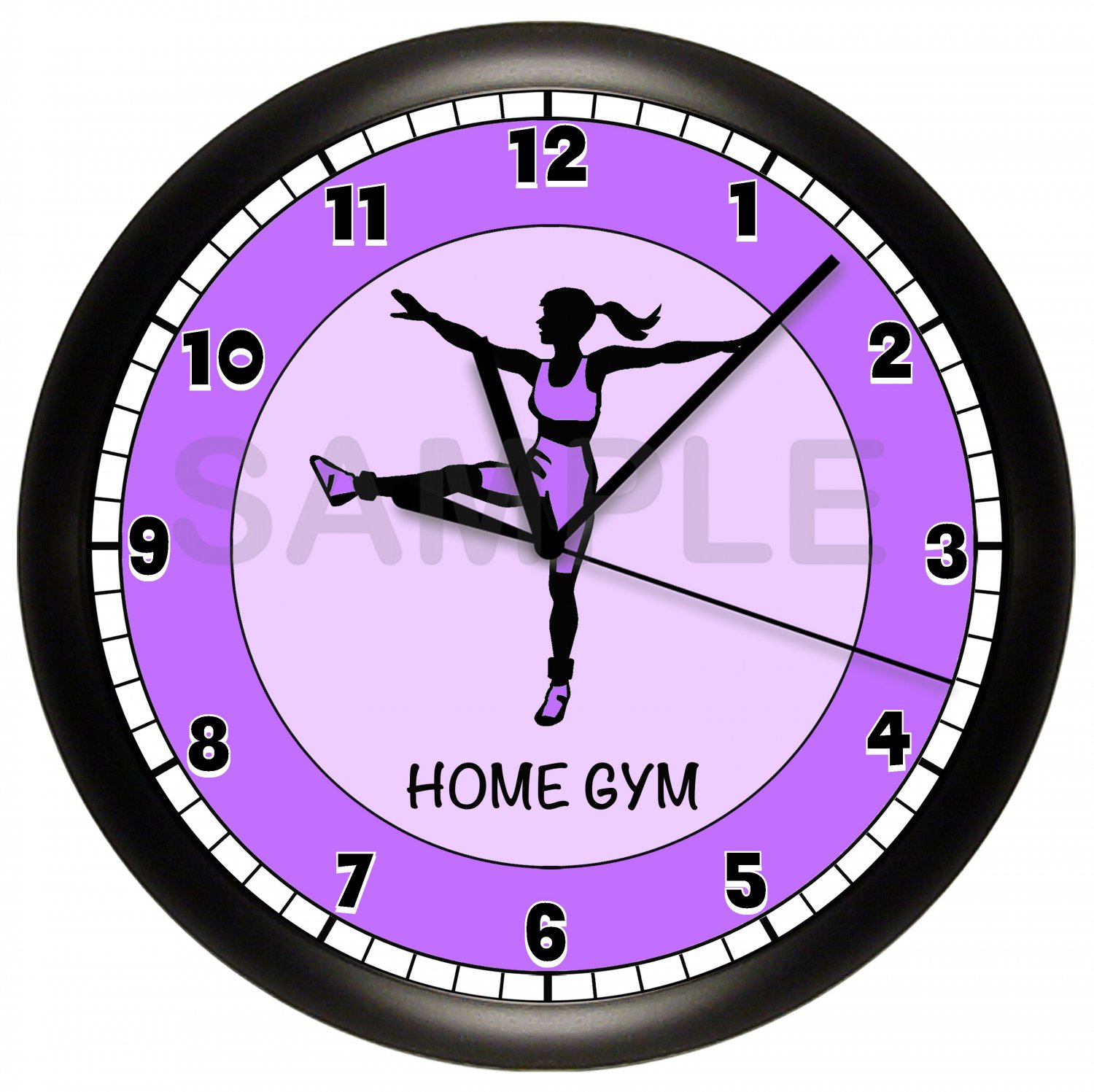 Personalized Dancer Aerobics Wall Clock