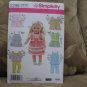 Simplicity 2296 American Girl 18" Doll clothes sewing pattern NEW in envelope