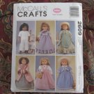 McCall's 2609 American Girl 18" Doll clothes pattern UNCUT NEW HISTORICAL DISCONTINUED