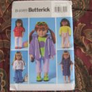 Butterick 4089 American Girl 18" Doll clothes pattern  NEW FLARE PANTS, HOODY, 70"S TOP, T-SHIRT