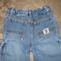Levi Strauss Signature Size 18 months medium blue denim cargo jeans Toddler