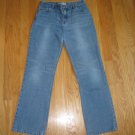 FADED GLORY GIRL'S SIZE 16 (28x27) BLUE DENIM 5 POCKET JEANS BOOT CUT LEG COWGIRL BACK TO SCHOOL