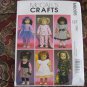 McCALL'S 6005 AMERICAN GIRL 18" DOLL CLOTHES PATTERN NEW COAT, DRESS, PJs, BOOTIES, TUTU