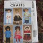 McCALL'S 6006 AMERICAN GIRL 18" DOLL CLOTHES NEW BOY KARATE, DRESS, APRON, CAPELET NEW