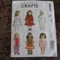 McCall's 6257 American Girl 18" Doll clothes pattern NEW VEST, BOOTS, LEOTARD, DRESS, MITTENS