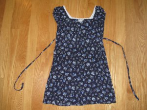 NO BOUNDARIES SIZE 4/5 NAVY PRINT DRESS Short sleeve Girl's clothes