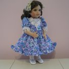 PATTERN - JEANOUS DOLLCLOTHES PARTY DRESS PATTERN FOR LIFE OF FAITH 18 3/4" DOLLS NEW