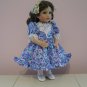 PATTERN - JEANOUS DOLLCLOTHES PARTY DRESS PATTERN FOR LIFE OF FAITH 18 3/4" DOLLS NEW