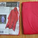 OLD MILL RAIN PONCHO red ONE SIZE FITS ALL NEW IN PACKAGE with hood